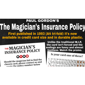 The Magician's Insurance Policy by Paul Gordon - Trick