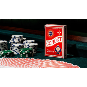 Red V2 Cohorts (Luxury-pressed E7) Playing Cards