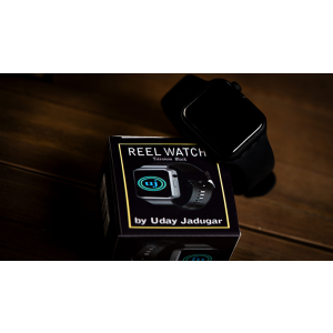 REEL WATCH Titanium Black with black band smart watch (KEVLAR) by Uday Jadugar - Trick