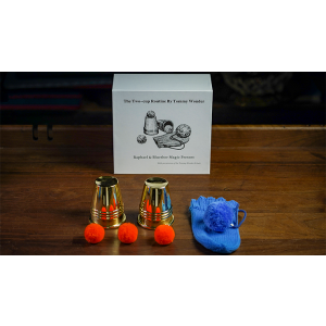 Tommy Wonder Cups & Balls Set (Brass) by Raphael and Bluether Magic- Trick