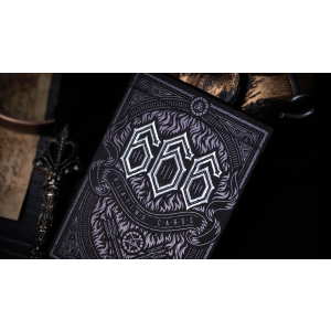 666 (Silver Foil) Playing Cards by Riffle Shuffle