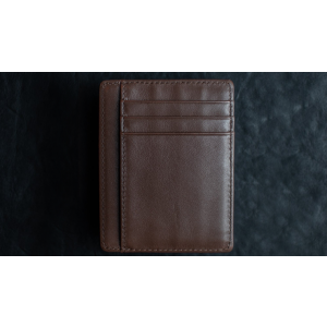 Limited Edition Shadow Wallet Bourbon Tan Leather (Gimmick and Online Instructions) by Dee Christopher and 1914 - Trick