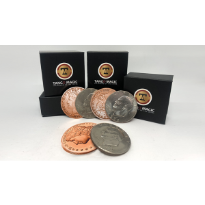 Copper Morgan Hopping Half (Gimmicks and Online Instructions) by Tango Magic - Trick