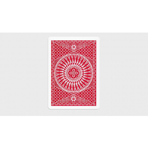 Tally Ho Circle Back Gaff Pack Red (6 Cards) by The Hanrahan Gaff Company