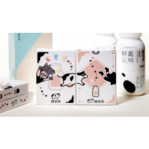 Pure Milk Playing Cards by Hanson Chien