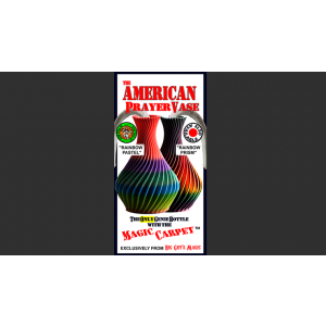 The American Prayer Vase Genie Bottle RAINBOW PASTEL by Big Guy's Magic- Trick