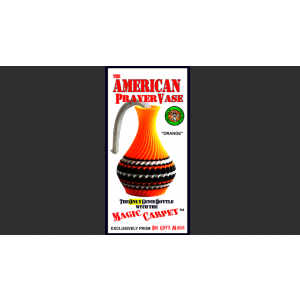 The American Prayer Vase Genie Bottle ORANGE by Big Guy's Magic- Trick