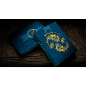 Paisley Poker Blue Playing Cards by by Dutch Card House Company
