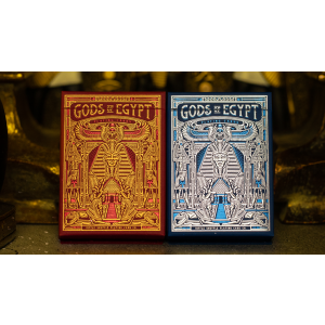 Gods of Egypt (Red) Playing Cards by Divine Playing Cards