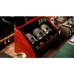 Artisan Engraved Cups and Balls in Display Box by TCC - Trick