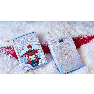 Solokid Sakura (Blue) Playing Cards by BOCOPO