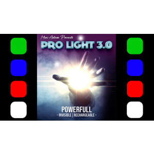 Pro Light 3.0 Red Pair (Gimmicks and Online Instructions) by Marc Antoine - Trick