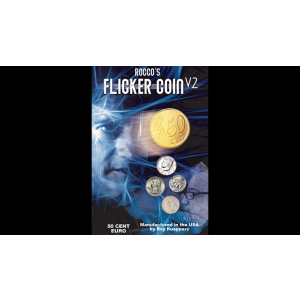FLICKER COIN V2 (Euro 50 Cent) by Rocco - Trick