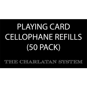 Playing Card Cellophane Refills (50 Units)