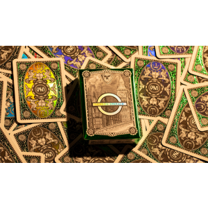 London Diffractor Emerald Playing Cards