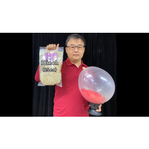 Inside of balloon support + 18 inch balloons for balloon piercing 25 pieces by JL Magic - Trick