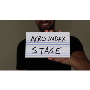 Acro Index Dry Erase Large 5"x8"(Gimmicks and Online Instructions) by Blake Vogt - Trick