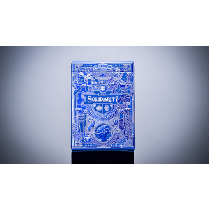 Solidarity (Navy Blue) Playing Cards By Riffle Shuffle