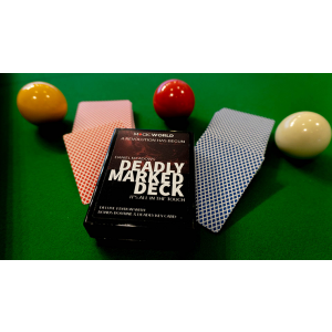 DEADLY MARKED DECK RED BEE (Gimmicks and Online Instructions) by MagicWorld - Trick
