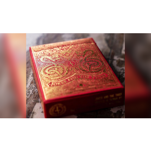 Blood Red Edition V3  Playing Cards by Joker and the Thief