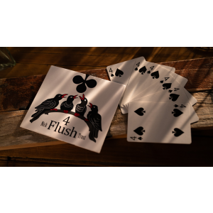 4 FLUSH RED by Nick Trost and Murphy's Magic - Trick