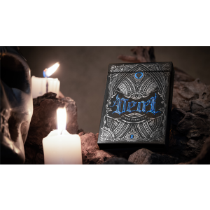 Deal with the Devil (Cobalt Blue) UV Playing Cards by Darkside Playing Card Co