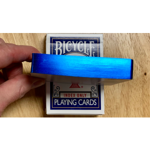Gilded Blue Bicycle Index Only Playing Cards