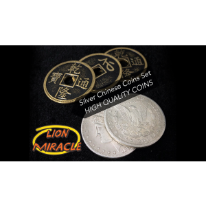 Silver Chinese Coins Set by Lion Miracle - Trick