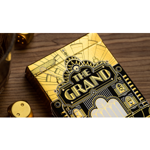 The Grand Golden Glamor Foiled Edition Playing Cards by Riffle Shuffle