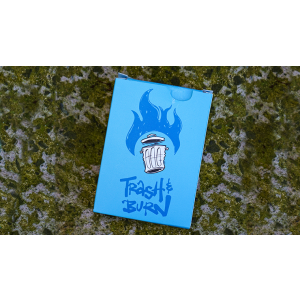 Trash & Burn (Blue) Playing Cards by Howlin' Jacks