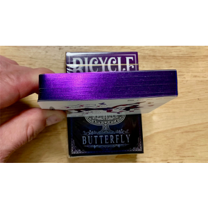 Gilded Bicycle Butterfly (Violet) Playing Cards
