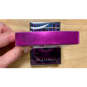 Gilded Bicycle Butterfly (Purple) Playing Cards