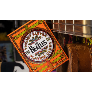 The Beatles (Orange) Playing Cards by theory11