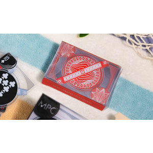 Red Transparent Playing Cards by MPC