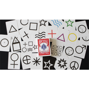 Bicycle Special ESP Red Playing Cards (plus 15 Online Effects)