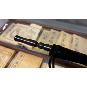 Wooden wand PRO (Standard Black) by Harry He & Bacon Magic - Trick