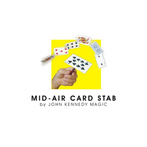 Mid-Air Card Stab (Gimmicks and Online Instructions) by John Kennedy Magic - Trick