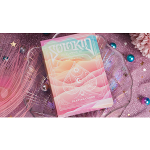 Solokid Rainbow Dream (Red Pink) Playing Cards by Solokid Playing Card Co.