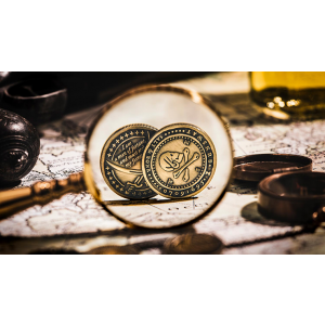 Pirate Coins (Half- Dollar) by Ellusionist -Trick
