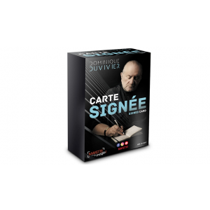 Signed Card (Gimmicks and Online Instructions) by Dominique Duvivier - Trick