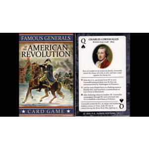 Famous Generals of the American Revolution Playing Cards