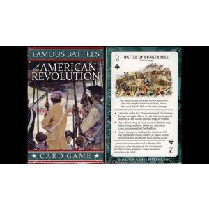 Famous Battles of the American Revolution Playing Cards