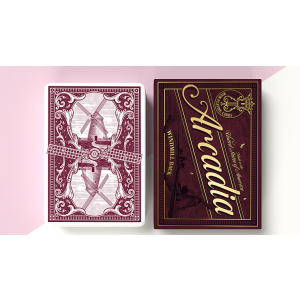 The Windmill Back (Claret Purple Edition) Playing Cards