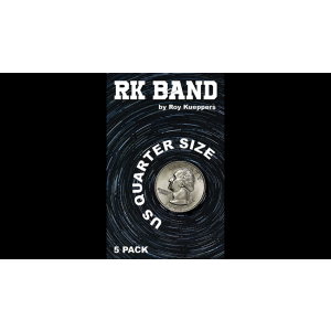 RK Bands Quarter Dollar Size For Flipper coins (5 per package) - Trick