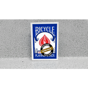 Bicycle 2 Faced Blue (Mirror Deck Same Both Sides) Playing Card