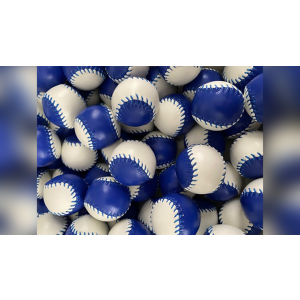 Set of  4 Leather Balls for Cups and Balls (Blue and White) by Leo Smetsers - Trick