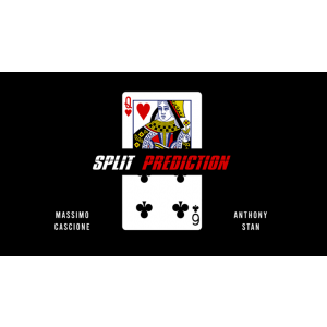 Split Prediction Red (Gimmicks and online instructions) by Massimo Cascione & Anthony Stan - Trick