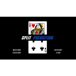 Split Prediction Blue (Gimmicks and online instructions) by Massimo Cascione & Anthony Stan - Trick
