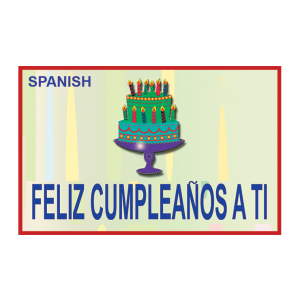 HAPPY BIRTHDAY TORN AND RESTORED (Spanish) 25 PK. by Uday's Magic World - TRICK