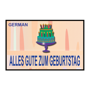 HAPPY BIRTHDAY TORN AND RESTORED (German) 25 PK. by Uday's Magic World - TRICK